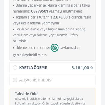Arcelikavm.com Siparişim Teslim Edilmedi