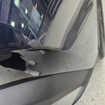 Chery Servisin Arka Tamponun Çizmesi