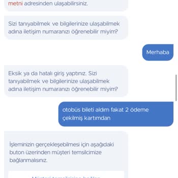 Obilet Fazla Para Çekti Ve İade Etmiyor