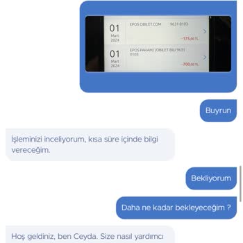 Obilet Fazla Para Çekti Ve İade Etmiyor