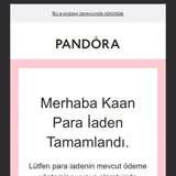 Pandora Mücevher Ücret İadesi