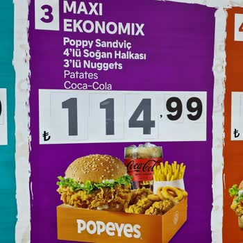 Popeyes Pop Kek Tarzı Sandviç