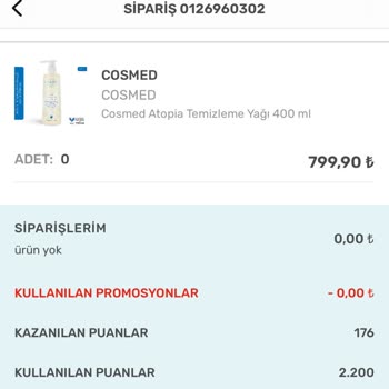 Watsons Parasını Ödediğim Ürünü Başkasına Satıyor