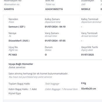 Pegasus Direk Uçuşum Aktarmalı Oldu