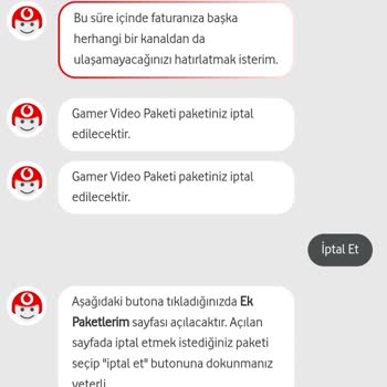 Vodafone Zorla Paket Satıyor.