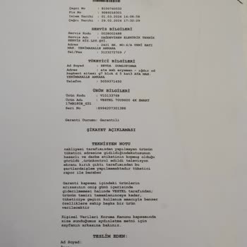 Vatan Bilgisayar'dan Aldığım Televizyon Kırık Geldi.