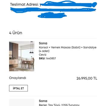 Yataş Enza Home 16 Haftadır Siparişimizi Yollamıyor!