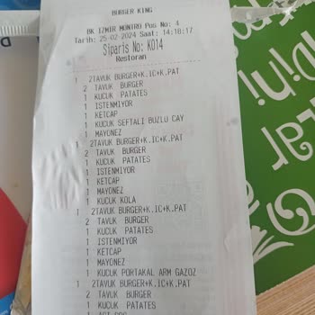 Burger King Pişmanlıktır Bir Daha Asla Gitmem