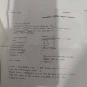 THY Kazakistan Yolculuğumun Mağduriyeti: Kayıp Ve Zarar Görmüş Valiz