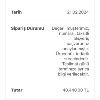 Evkur Alışveriş Bir Türlü Ulaşmayan Ürün