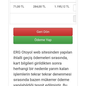 Erg Otoyol İşletmesi (Ankara-Niğde) 71 TL Alacağın Nasıl 1200 TL Oldu?