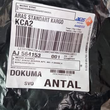 Aras Kargo Dolap Siparişimi Kaybetti