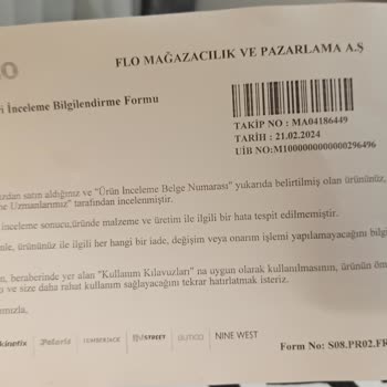 İnci Ayakkabı Sneaker Ayakkabıda Açılma Sorunu Ve İade Süreci