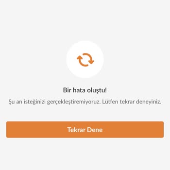 Trendyol Uygulaması Hata Veriyor