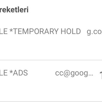 Google*Ads İzinsiz Kredi Kartımdan 1881₺ Para Çekti