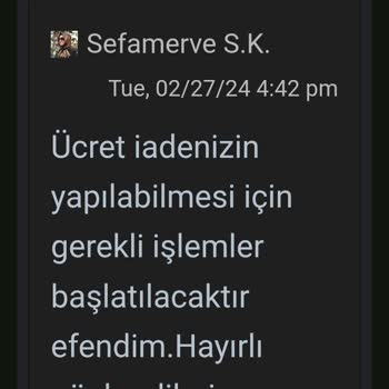 Sefamerve Sipariş İadesi Ve Ödeme Sorunu