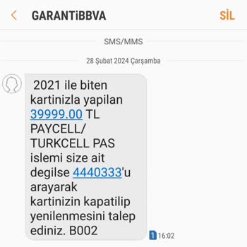 Turkcell Kredi Kartımdan İzinsiz Para Çekildi