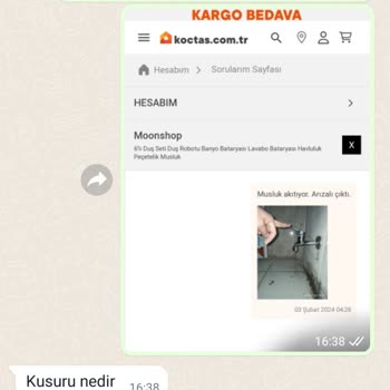 Koçtaş Alışveriş Sorunu Hakkında