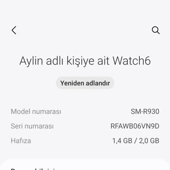 Samsung Galaxy Watch 6 Saatin Bildirim Kaçırması