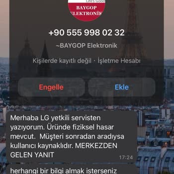 LG Ve Teknosa Ayıplı Ürün Satışı Ve İlgisizliği