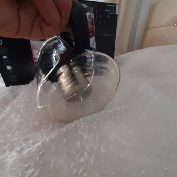 Kiwi Home Kiwi Exclusive Ktm-2908 Cam Çay Makinesi Üst Demlik Çatladı