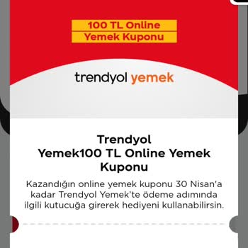 Trendyol Yemek Kupon Hüsranı