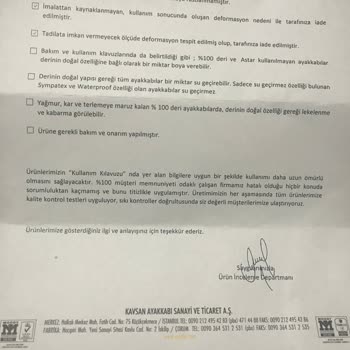 Greyder İade Almama Konusu