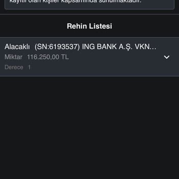 ING Bank İpotek Kaldırmıyor