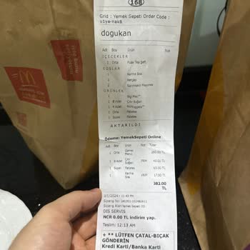 McDonald's Soğan Halkası Hayal Kırıklığı