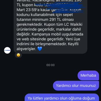 LC Waikiki Kuponu Kullandırmama Sorunu