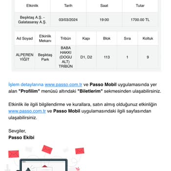 Passolig Acil GS Maçı Başlamadan Geri Dönmenizi İstiyorum
