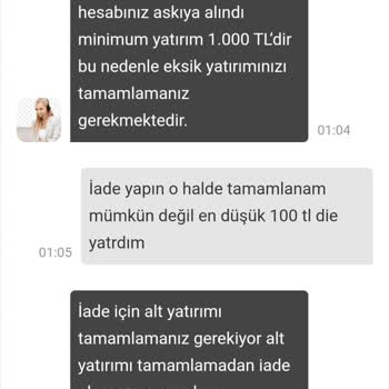 Baywin Yatırım Araçlarındaki Minimum Limit Problemi