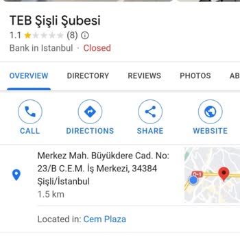 TEB Şişli ATM Paramı Yuttu
