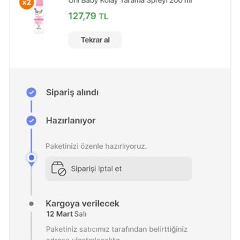 Ebebek Firmasının Kargo Sorumsuzluğu