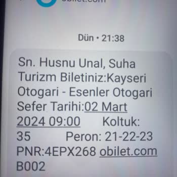 Süha Turizm Hizmet Kusuru Ve İlgisizlikle Karşılaştım