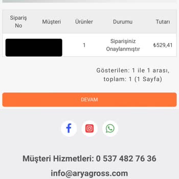 Arya Gross Mağduriyeti: Ürün Ve Para Kaybı