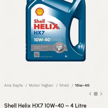Sanal Yağ Market 10/40 Motor Yağı