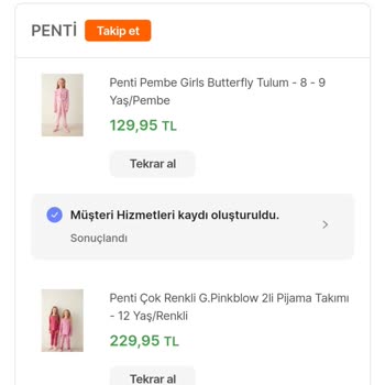 Penti Bir Aydır Ürünlerimi Göndermiyor