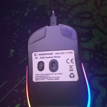 Rampage Marka Mousemun Sensörü Ve Dpi Değiştirme Tuşu Çalışmıyor.