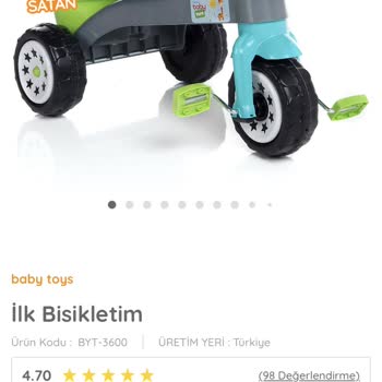 E-Bebek Sipariş Hatası