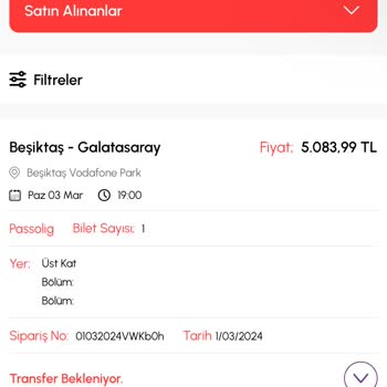 Biletalsat.com Aldığım Biletin Transferi Gerçekleşmedi