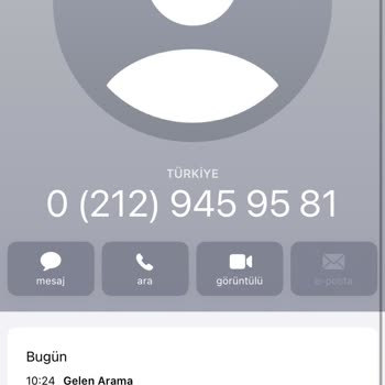 0212 945 95 81 Anket Adı Altında Farklı Amaçları Var!