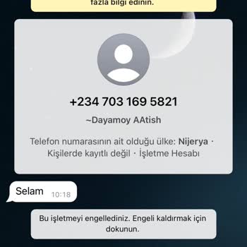 WhatsApp +234 Nijerya Mesajı