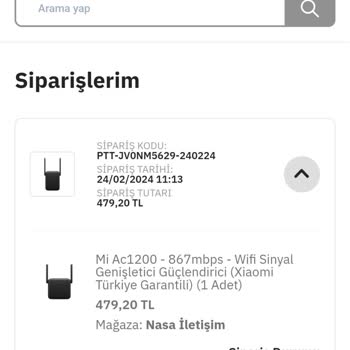 Epttavm Ve NASA İletişim Siparişi