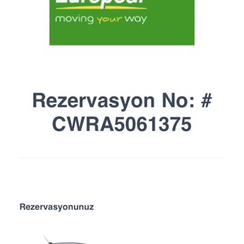 Europcar 2 saatim boşa gitti