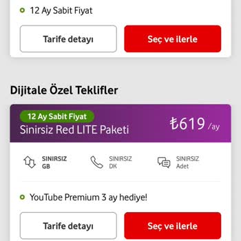 Vodafone Fatura Ücreti Artışı
