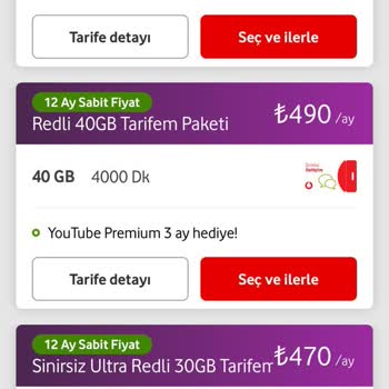 Vodafone Fatura Ücreti Artışı