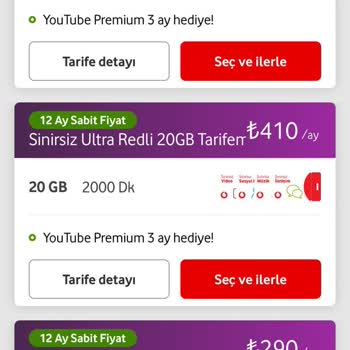 Vodafone Fatura Ücreti Artışı