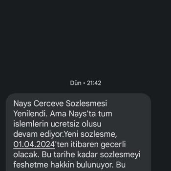 Nereden Çıktı Bu Nays Sözleşmesi?!
