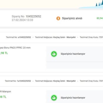 Koçtaş Ürünlerimi Teslim Etmiyor! Koçtaş Bitmiş!